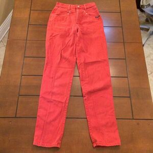 Vintage Rocky Mountain faded red jeans 9/29
